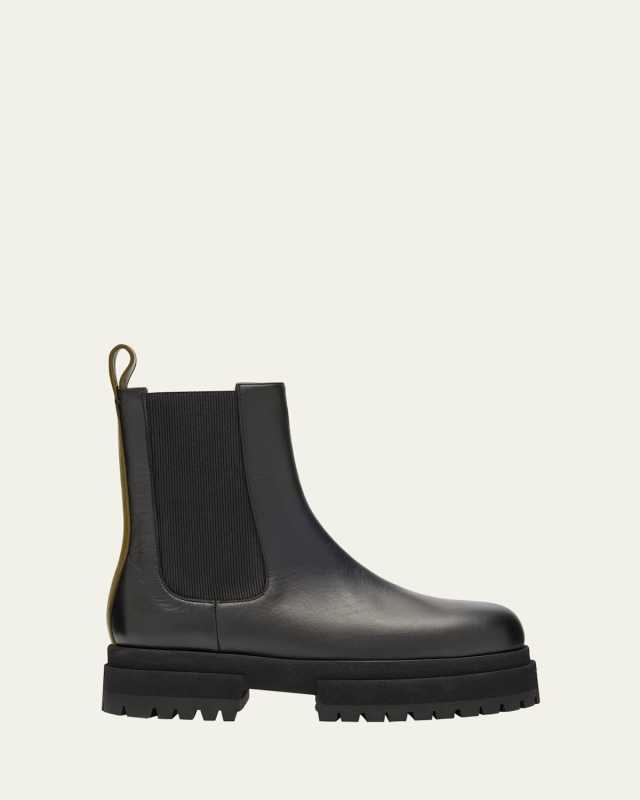 Acacia Leather Chelsea Boots